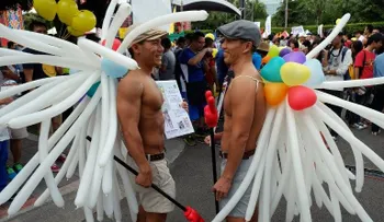 Manifestación a favor matrimonio homosexual en Taiwán