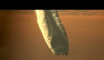 "Como un monstruo caído desde el cielo": El avión Dreamliner muestra algo increíble a 10.000 metros