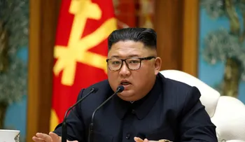 Medios de Corea informan que Kim Jong-un mandó un mensaje a los trabajadores, pero no dicen de dónde 