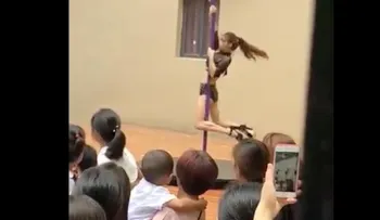 Despiden a directora de jardín de infancia en China tras la actuación de una bailarina de barra