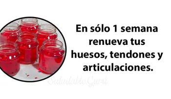 En sólo 1 semana renueva tus huesos, tendones y articulaciones