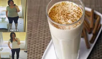 Como eliminar barriga y reducir la cintura con este batido de canela en polvo