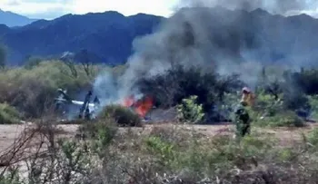 10 muertos al chocar 2 helicópteros grababan programa de TV