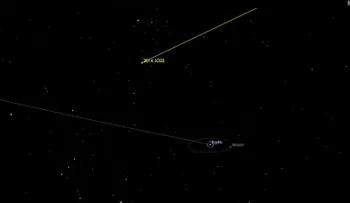 La NASA divulga imágenes de un enorme asteroide que pasa cerca de la Tierra