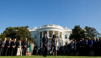 2015: imágenes de recordación a víctimas 11 de septiembre en Estados Unidos
