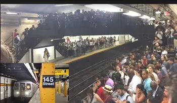 11 heridos durante incendio estación de tren en Alto Manhattan  