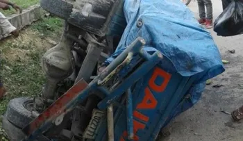 Dos heridos en accidente de tránsito en la 6 de Noviembre