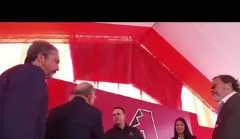  Danilo Medina asiste a primer palazo complejo Arizona Diamondbacks en Boca Chica