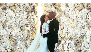 Foto de boda Kim y Kanye rompe récord en Instagram