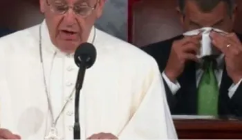 El papa Francisco conmueve hasta las lágrimas a los congresistas de EE.UU.