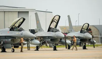 Caza español de la OTAN derriba un dron que violó el espacio aéreo de Rumania