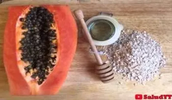 Licuado de papaya (lechosa) y avena: te desinflama el vientre, limpia el colon y hacer perder peso