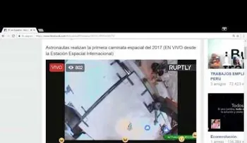 Astronautas de la NASA realizan caminata espacial