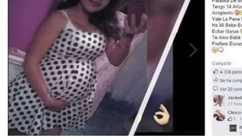 Adolescente anunció su embarazo por Facebook y todos llamaron a la policía