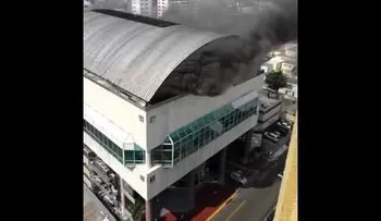Incendio del gimnasio Club Body Shop (VIDEO)