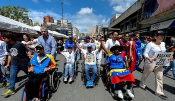 Jornada de marchas en Venezuela