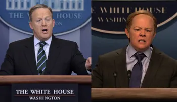 Sean Spicer le dice a Melissa McCarthy que tiene que moderarse