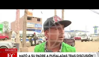 Hijo mata a puñaladas a su padre en plena calle en Perú (FUERTE VIDEO)