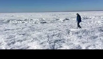 El océano Atlántico se congela (VIDEO)