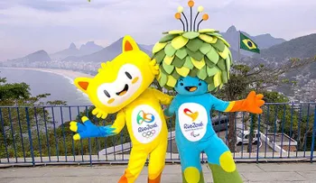 Un felino amarillo, mascota de Río 2016 