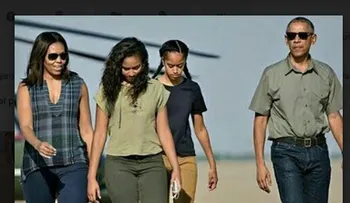 Los Obama salen del poder tranquilos y sencillos, y el Presidente con la frente en alto.