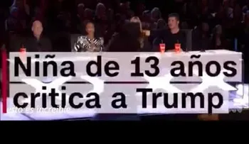 La increíble burla de esta niña contra Donald Trump 
