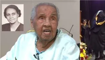Anciana de 111 años se gradúa de bachiller en Virginia; dice no está vieja porque es señorita