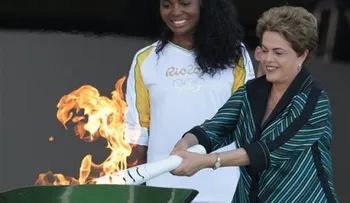 La Antorcha Olímpica llega a Brasil