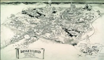 Inédito: revelan el boceto original de Disneylandia