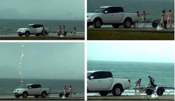 Fotos: el momento en que un rayo mata a una mujer en Brasil
