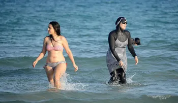 ¡A la playa con el burkini!