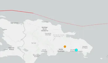 Sismo de magnitud 5.5 sacude el este de República Dominicana este domingo