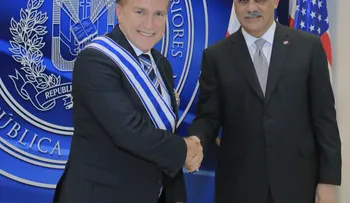  RD entrega a embajador Wally la medalla Orden al Mérito de Duarte, Sánchez y Mella