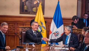 República Dominicana y Ecuador acuerdan iniciar conversaciones para evaluar posible explotación de gas natural