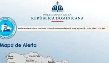El COE pone en alerta verde a siete provincias por onda tropical que dejará lluvias