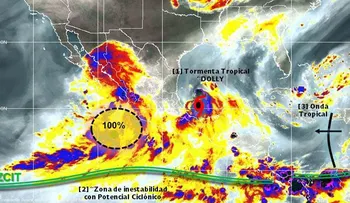 Se forma tormenta tropical Dolly en México 