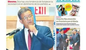 Reinaldo dice que deja disponibles RD$1,073 MM