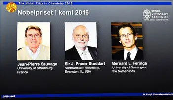 El Nobel de Química premia a los desarrolladores de las máquinas más pequeñas del mundo
