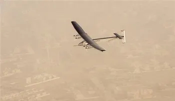 Avión solar inició su vuelo alrededor del mundo 