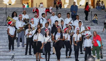 Los jardines del Palacio Nacional han recibido más de 2,700 personas en Navidad