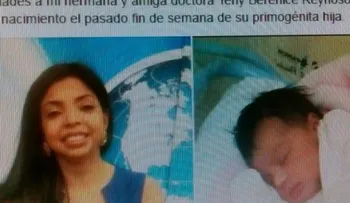 Fiscal Yeni Berenice dio a luz una niña