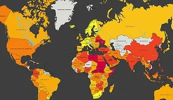 El mapa de los peores países para ser empleado