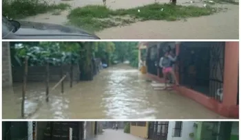 Lluvias provocan inundaciones en Puerto Plata