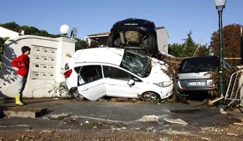 Un súbito diluvio mata a 16 personas en la Costa Azul francesa
