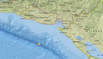 Sismo de 7,2 sacude las costas de El Salvador