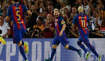 Goleada contundente del Barça en el inicio de la Champions