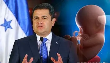 Presidente de Honduras, Juan Orlando Hernández, rechaza el aborto y dice que sólo Dios puede quitar la vida