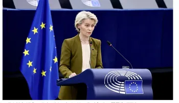 Von der Leyen anuncia 6.000 millones para alianza de drones con Ucrania