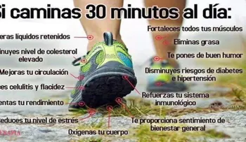 Una caminata de 30 minutos al día produce beneficios INCREIBLE a tu cuerpo