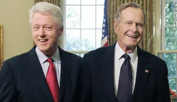 Carta de George H.W. Bush a Bill Clinton recuerda tiempos menos tensos en EE.UU.